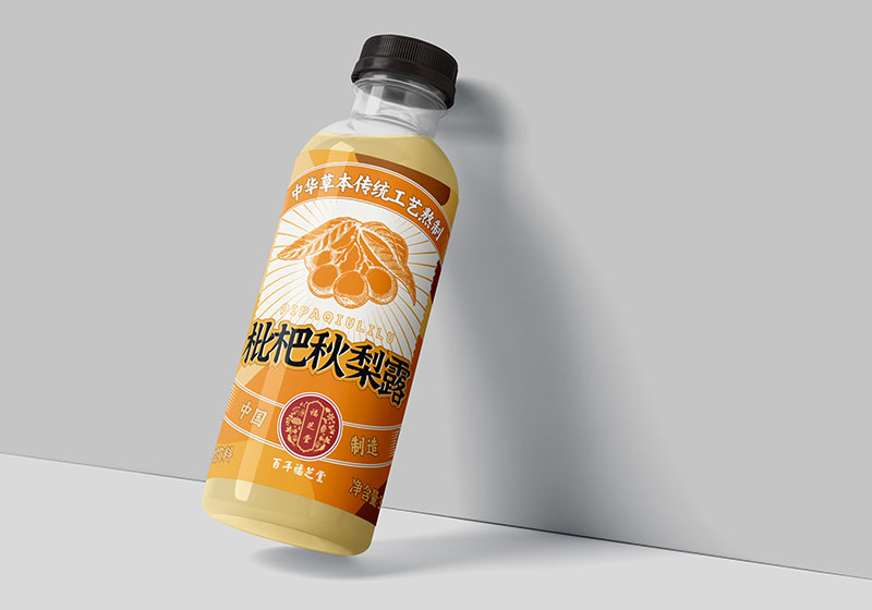 福芝堂飲料瓶標(biāo)瓶貼設(shè)計(jì)
